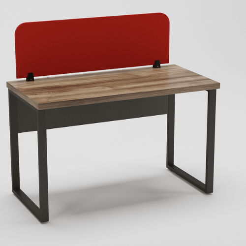 Dynamo Linear Workstation for 1 Persons without Storage and with Partition