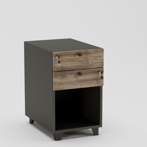 Dynamo Double Drawer Pedestal