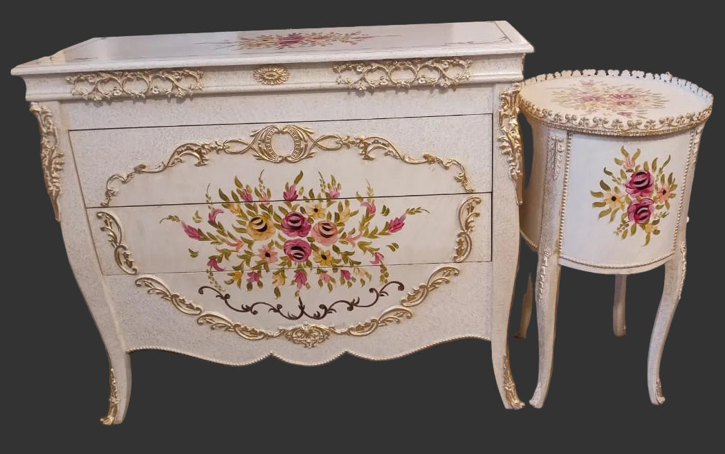 Console with end table